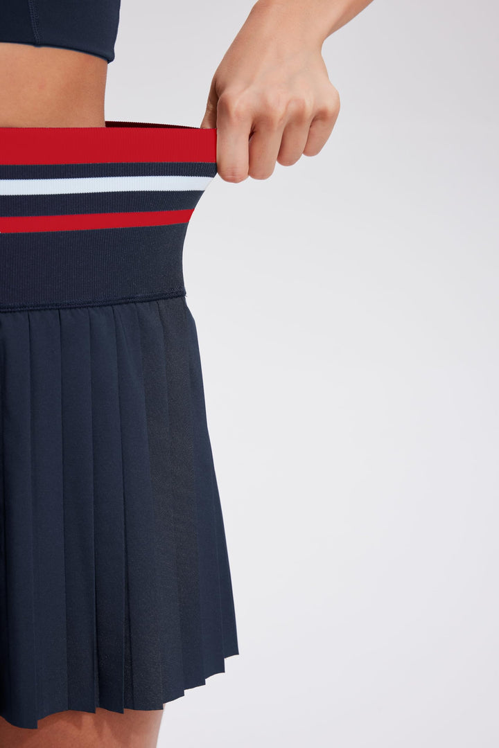 Airfree Pleated Tennis Skirts for Women High Waisted Golf Skort Skirt with Short Athletic Workout Skorts with Pockets
