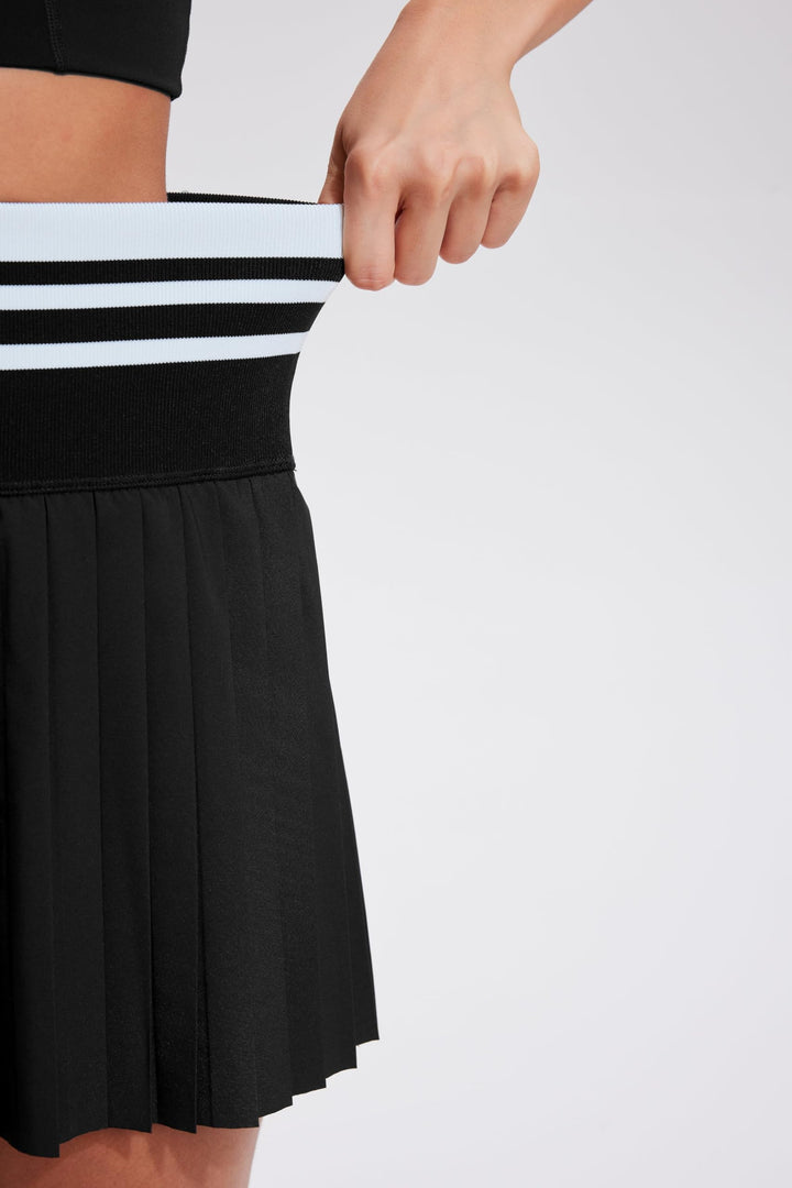 Airfree Pleated Tennis Skirts for Women High Waisted Golf Skort Skirt with Short Athletic Workout Skorts with Pockets