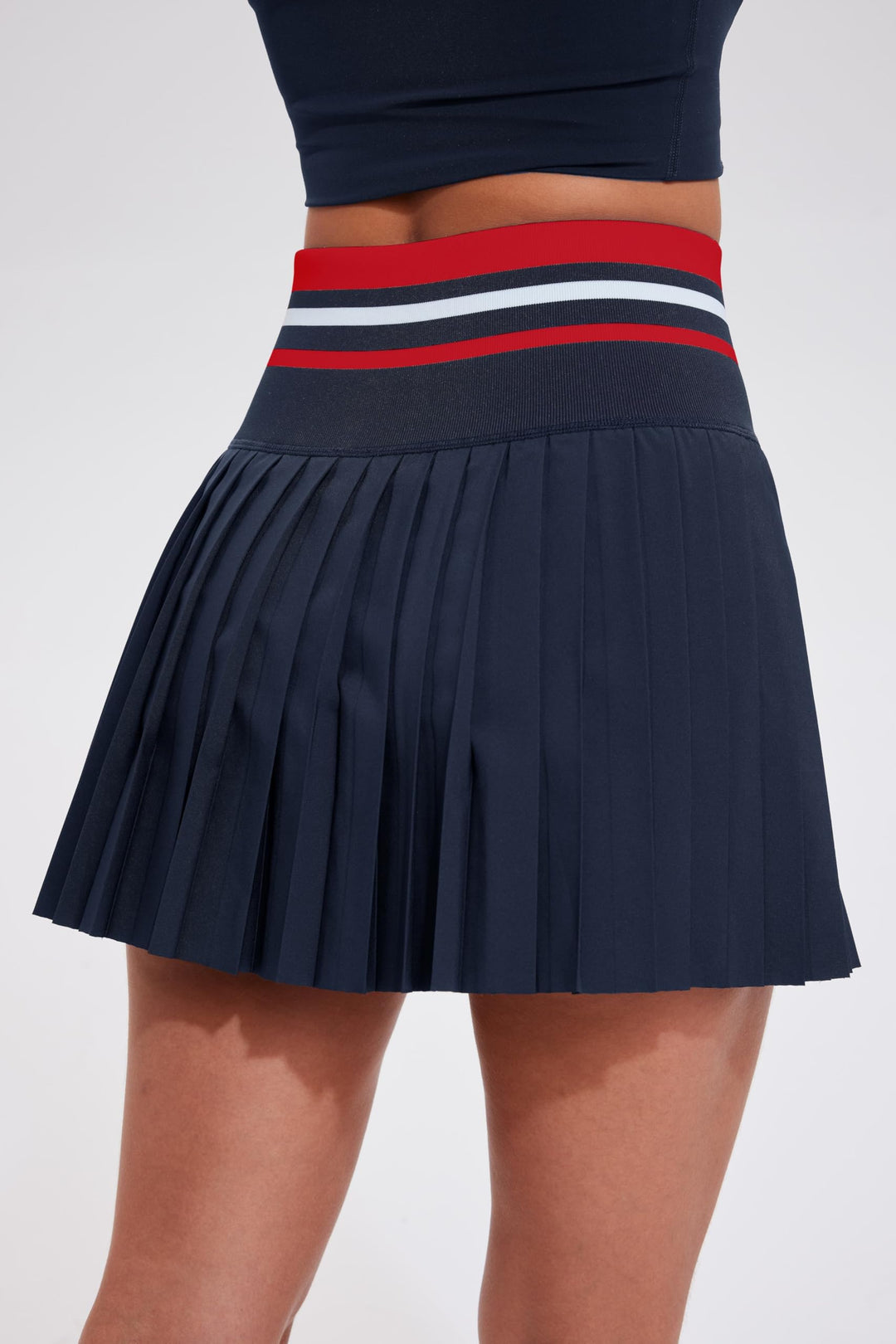 Airfree Pleated Tennis Skirts for Women High Waisted Golf Skort Skirt with Short Athletic Workout Skorts with Pockets